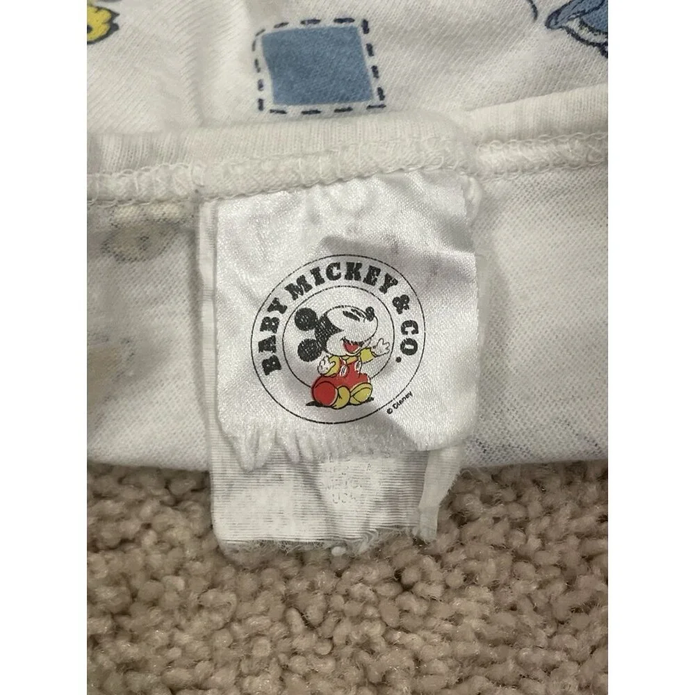 Vintage Baby Mickey &‎ Co Blanket and hooded bath Towel VTG Walt Disney Mouse